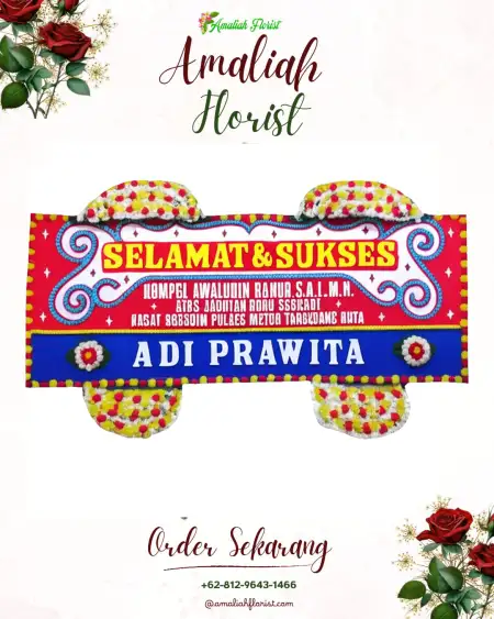 Papan Bunga Ucapan Selamat Gedung Smesco